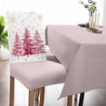 thumbnail image 6 of Chair Covers for Dining Room Set of 6,Watercolor Pink Christmas Tree Stretch Seat Protector Removable Washable Chairs Slipcovers for Kitchen Banquet Wedding Hotel,Snowflake on Gray, 6 of 6