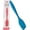 Blue, variant on Kitchen Mama WaltzGrip Platinum Silicone Scraping Spatula: Non Stick for Frying Pan (Blue)