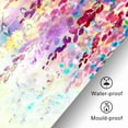 thumbnail image 5 of 72" x 72" Multicolor Watercolor Floral Shower Curtain Abstract Herbs Weeds Blossoms Ivy Bathroom Set Painting Floral Home Bath Bathtub Decor Durable Fabric Machine Washable with 12 Hooks, 5 of 5