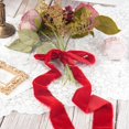 thumbnail image 3 of Cinta DINDOSAL de terciopelo rojo de 3 yardas (2,7 m) para decoración navideña, 3 of 6