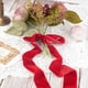 thumbnail image 3 of Cinta DINDOSAL de terciopelo rojo de 3 yardas (2,7 m) para decoración navideña, 3 of 6