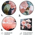 thumbnail image 3 of Designart "Hibiscus love expression VI" Floral Metal Wall Art, 3 of 5