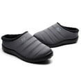 thumbnail image 5 of Chenyee Fleece Lined Waterproof Slipper for Women Indoor Outdoor Non Slip Warm Walking Slide Shoes, 5 of 7