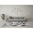 thumbnail image 3 of Ahgly Company Indoor Rectangle Abstract Gray Modern Area Rugs, 4' x 6', 3 of 4