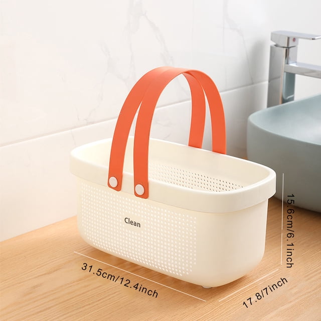 Simple Portable Hollow Reusable Plastic Bathroom Storage Organizer ...
