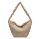 thumbnail image 1 of Bolso de nailon sencillo para mujer bolso de hombro acolchado ligero bolso de ocio suave para mujer, 1 of 9