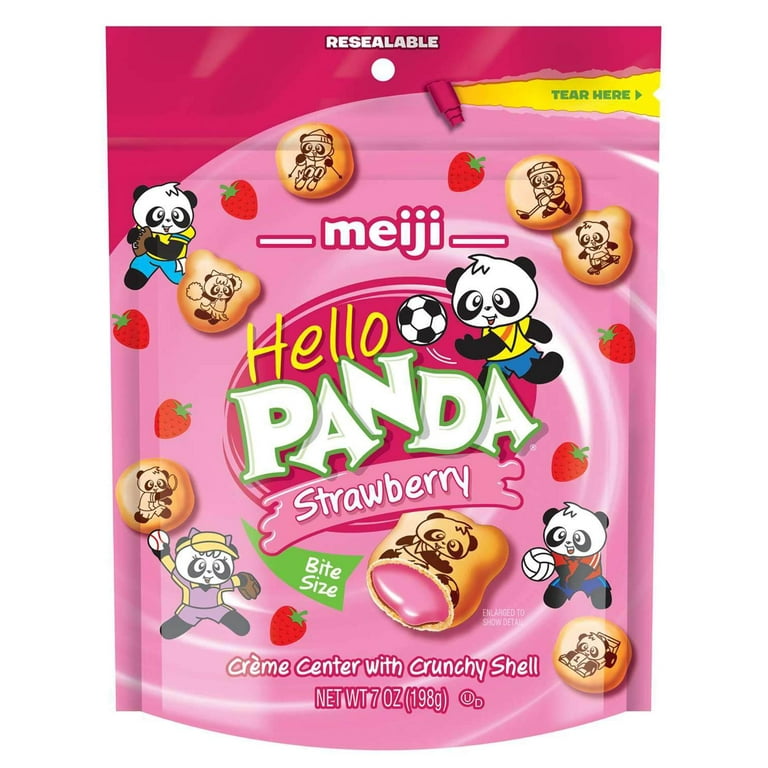 Snackathon Meiji Hello Panda Cookies, 4 Flavors, Chocolate
