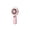 E004- Pink, variant on Travel Handheld Personal Fan, Portable Mist Fan, Rechargeable Misting Fan Portable, Strong Portable Fan, Pink High-Speed Operation, 8X4X3.5 in Foldable Lightweight Build, Handheld