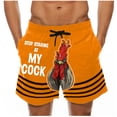 thumbnail image 2 of Njagoc3 Mens Graphic Printed Muay Thai Shorts, Bold Designs, Lightweight for Summer Martial Arts Training & Fight Nights, 2 of 6