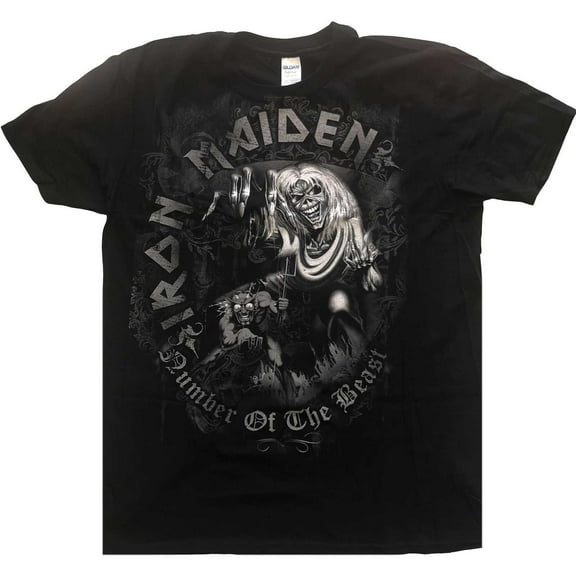 Iron Maiden Kids T Shirt Number of the Beast new Official Black Ages 5-14 yrs
