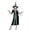 Green, variant on Halloween Witch Costume for Women, Halloween Gothic Witch Dresses for Fancy Dress Party Orange M
