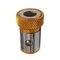 thumbnail image 1 of Eigraketly Punta de destornillador de acero inoxidable, resistente al desgaste, superficie lisa, anillo universal, destornillador extraíble, Herramientas y ferretería Amarillo, 1 of 6