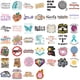 thumbnail image 2 of Paquete de pegatinas inspiradoras, 50 unidades, color rosa estético, cuidado personal, 2 of 2
