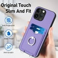 thumbnail image 4 of Case for Samsung A36 Crossbody Wallet Case with Card Holder Ring Kickstand and Lanyard Water Proof Anti-Scratch Anti-Fingerprint Phone Cover, 4 of 6