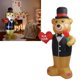 thumbnail image 5 of Oso De Peluche Inflable Grande, Oso Inflable LED De 185 Cm Para Decoración Del Día De San Valentín, Con Potente Soplador, Adecuado Para Parques, Zoológicos, Bares,, 5 of 7