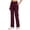 Burgundy, variant on RBX Active Women's Buttery Soft Squat Proof Flare Legging Bootcut Yoga Pants