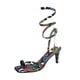 thumbnail image 2 of Zapatos de mujer, tacones de aguja de verano, exquisito estilo romano informal, sandalias sexys con correa en el tobillo, chanclas serpentinas para vacaciones en la playa Wmkox8yii hfjk2764, 2 of 8