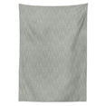 thumbnail image 3 of Ambesonne Italian Tablecloth Rectangular Table Cover, Flower Retro Antique, 60"x84", Tan, 3 of 4