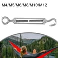 thumbnail image 2 of Lefu M4-M16 304 Hook Eye Adjustable Wire Rope Tensioner Flower Basket Screws Set, 2 of 9