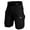 Black@GC@, variant on Mens Tactical Cargo Shorts Casual Graphic Elastic Waist Cargo Shorts for Men Lightweight Relaxed Fit Summer Workout Shorts With Pockets