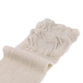 thumbnail image 4 of Calcetines de elásticos ultrafinos con encaje de para mujer, 6 pares caqui, 4 of 8