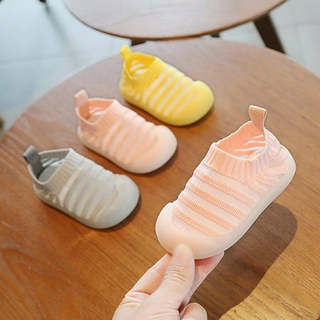 

baby shoes stripe net shoes soft bottom breathable toddler shoes