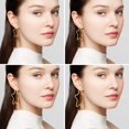 thumbnail image 5 of 5 Pairs Gold Hoop Earrings for Women | 18K Gold Plated Huggie Hoop Earrings Set for Girls Hypoallergenic Cartilage Earrings Lightweight Hoop Earrings Set 5 Size 12/14/16/18/20mm, 5 of 8