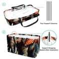 thumbnail image 4 of Elephant Large Foldable Oxford Cloth Beach Bag Storage Bin Shopping Basket Cube Organizer, 4 of 7