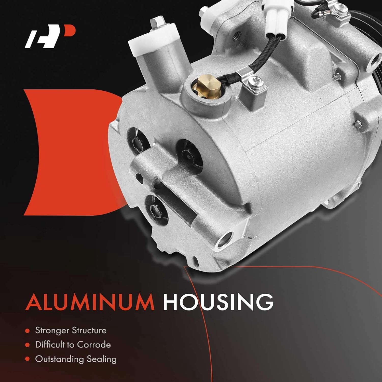 A-Premium AC Compressor with Clutch Compatible with Mitsubishi Lancer 2008-2009 Outlander 2007-2008