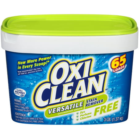 OxiClean Versatile Stain Remover Free, 3 lbs.
