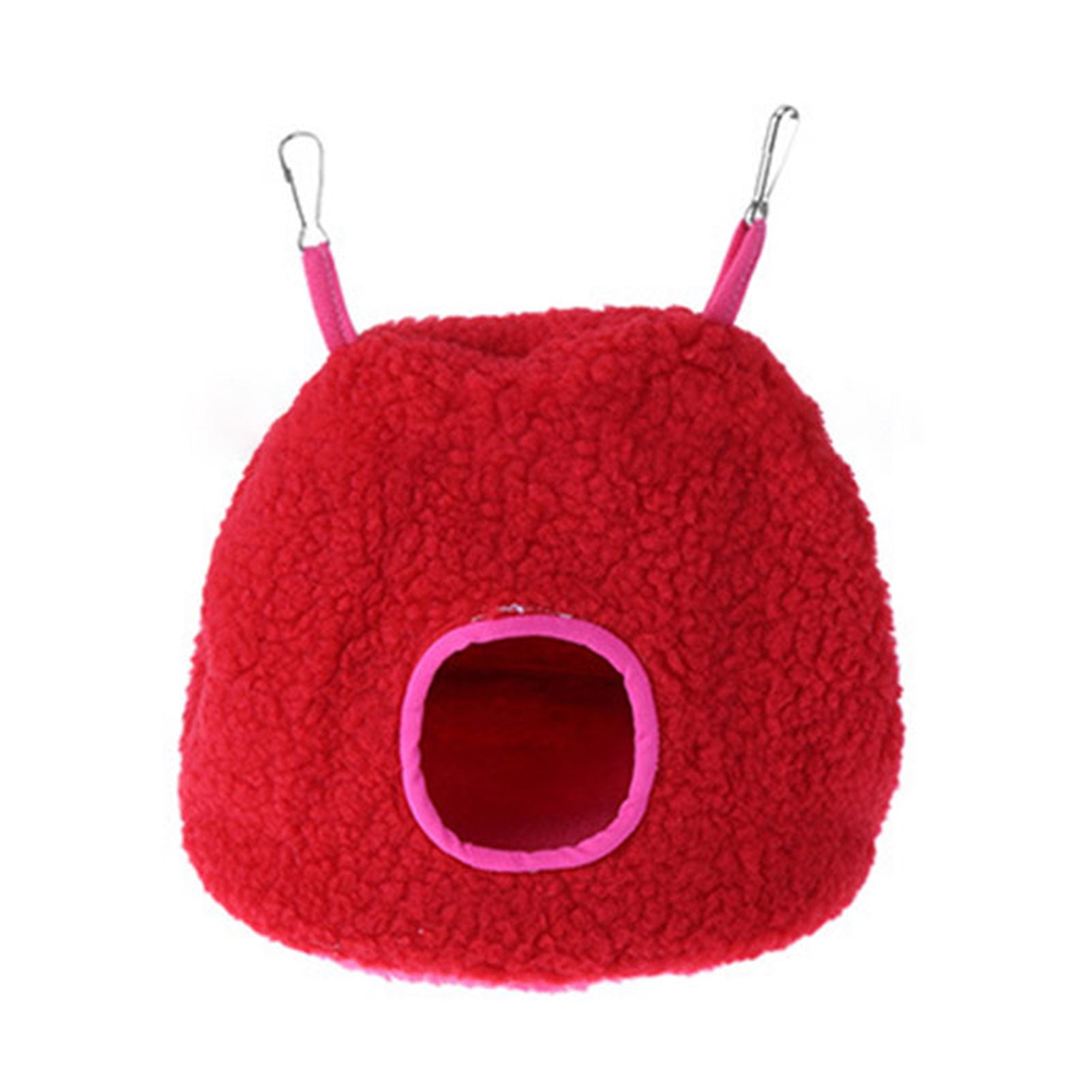 Winter Warm Bird Parrot Nest House Polar Fleece Parakeet Hammock Small