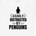 thumbnail image 4 of Inktastic Easily Distracted by Penguins Boys or Girls Baby Bodysuit, 4 of 5