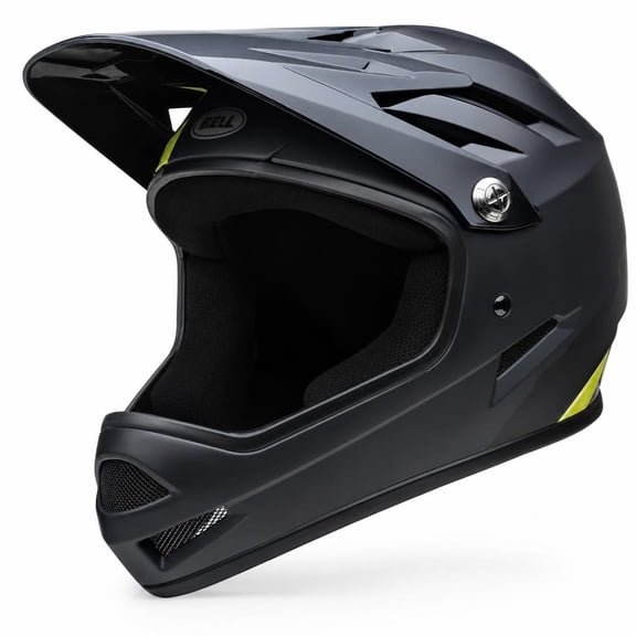 Bell Sanction Full-Face Bicycle Helmet, Gloss Black/Hibiscus Size XS #7095351