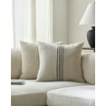 thumbnail image 4 of Livabliss x Becki Owens Brett Modern Lumbar Pillow, 13"L x 20"W, Light Brown/Black, 4 of 5