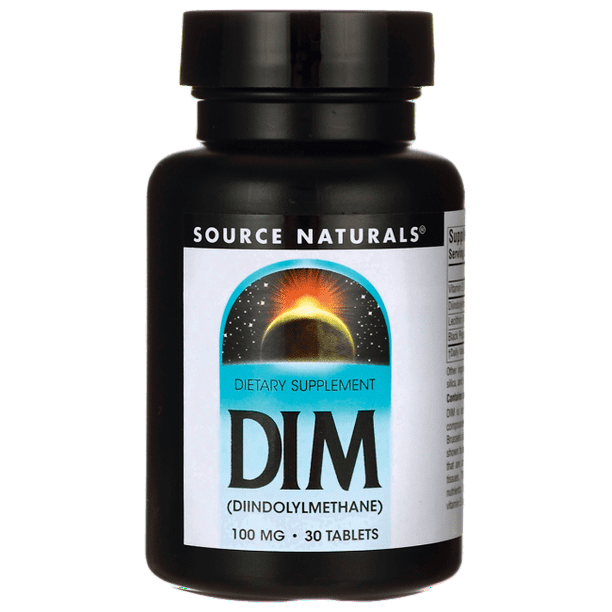 Source Naturals Dim (Diindolylmethane) 100 mg 30 Tabs - Walmart.com ...