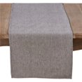 thumbnail image 1 of Saro Lifestyle Rectangle Cotton Table Runner 16 x 72 in. Solid Grey - Gray, 1 of 1