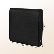 5" Thick Egg Shaped Foam Recliner Chair Cushion for Elderly