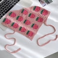 thumbnail image 2 of Knitted Spring Triangle Headband Girls Strawberry Adjustable Crochet Head Scarf, 2 of 3