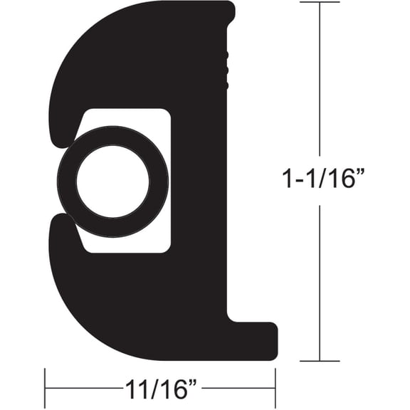 Taco Marine 0809BBK702 Flexible Rub Rail Kit Black W/ Bla