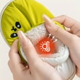 thumbnail image 4 of Fesfesfes Childrens Plush Lined Winter Slippers Cozy Indoor House Shoes with Non Slip Sole for Boys Girls Adorable Animal Designs for Active Kids Comfortable Everyday Wear(Green#1,US:12 Little Kid), 4 of 9