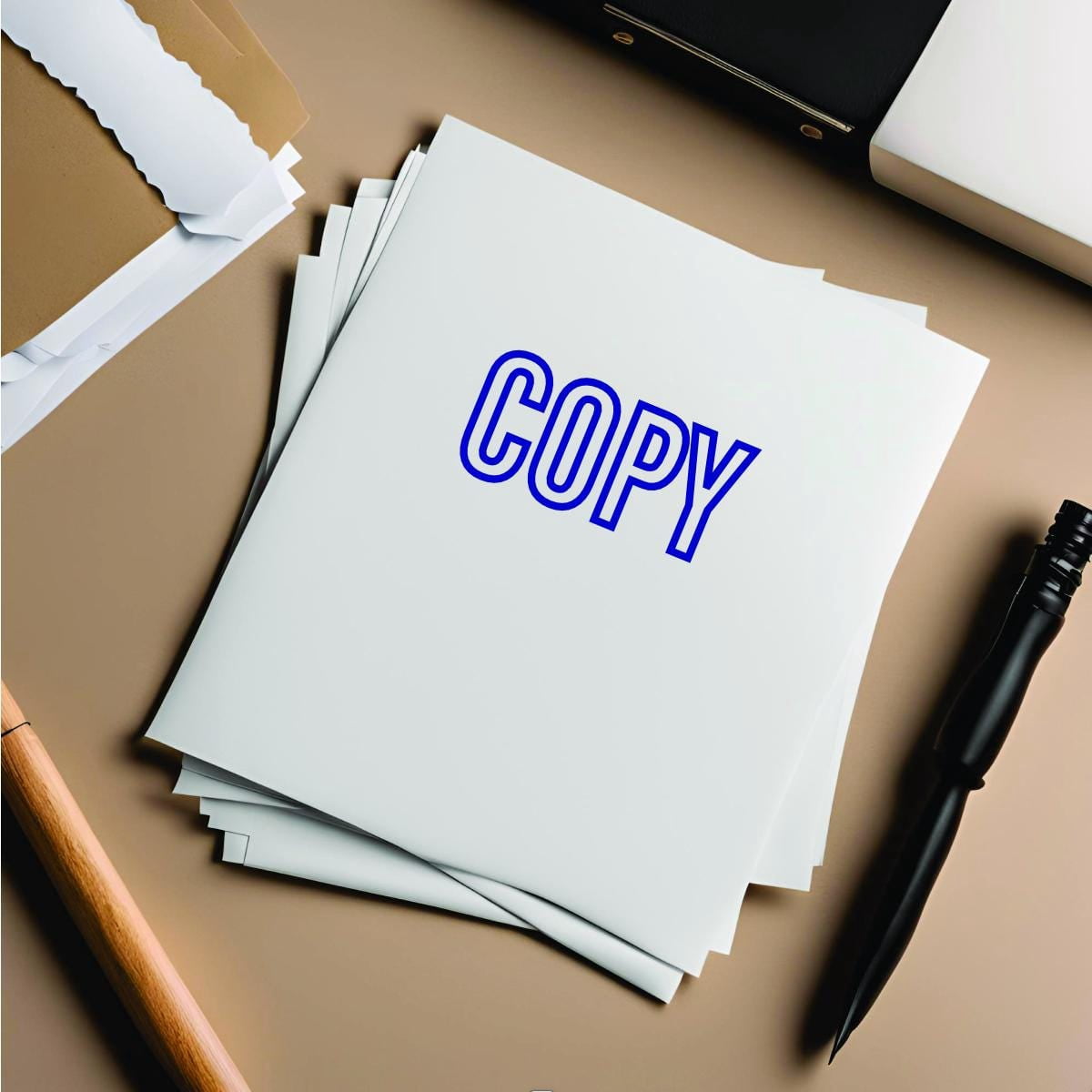 Large COPY Self-Inking Stamp – Bold, Professional, Durable & Easy for Office Use, High-Quality