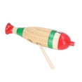 thumbnail image 4 of Guiro Percussion Instrument, Beautiful Sounds Education Tool Wooden Guiro Pretty Design  For School, 4 of 8