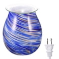 thumbnail image 3 of Lámpara Aromática 2 En 1, Cristal Azul Dorado, Esmalte De Color, Delicado, Exquisito Ambientador Perfumado, Luz Nocturna Ambiental Para El Hogar, Junto A La Cama, Yoga Vogacara HA027828-01, 3 of 6