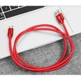 thumbnail image 2 of [2 Pack 6ft] USB Type C Charging Cable by Etguuds Fast Charging and Data Sync Nylon Braided Durable Compatible with Android Phones Red in Color 2A Current, 2 of 8