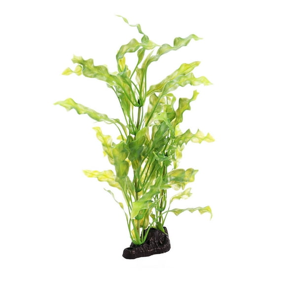 HEALEEP 1Pcs Realistic Aquarium Plants Faux Kelp Fish Tank Accessory Natural Look 15 x 5 x