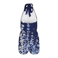 thumbnail image 5 of Purcolt Women's Summer Beach Jumpsuit Halter Neck Sleeveless Wide Leg Shorts Jumpsuit Romper One Piece Outfits, 5 of 8