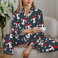 thumbnail image 6 of Sikiie Christmas Hat Cute Puppy A Pajamas for Women Set, Womens Pajama Sets, Lounge Sets for Women, 2pjs for Women-Medium, 6 of 7