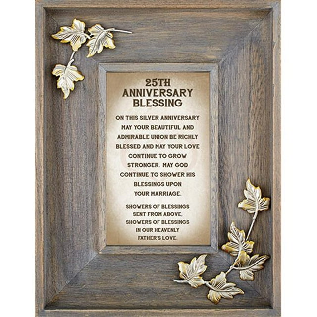 CB Gift YC619 7 x 9 Dessus de Table Encadré - 25e Anniversaire