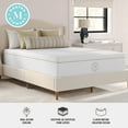 thumbnail image 3 of Martha Stewart 12 Inch Full Medium Plush Dual-Action Cooling Gel Memory Foam Mattress with Soft Breathable CoolWeave Jacquard Quilted Top, 3 of 18