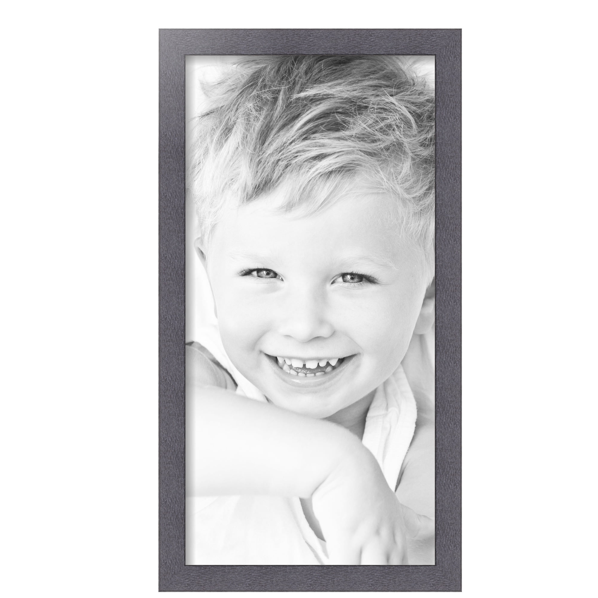 ArtToFrames 12" x 24" Tungsten Picture Frame, 12x24 inch Gray MDF Poster Frame (WOM-4640), 4 Pack